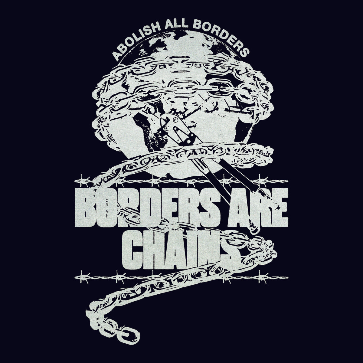 BORDERS ARE CHAINS TEE