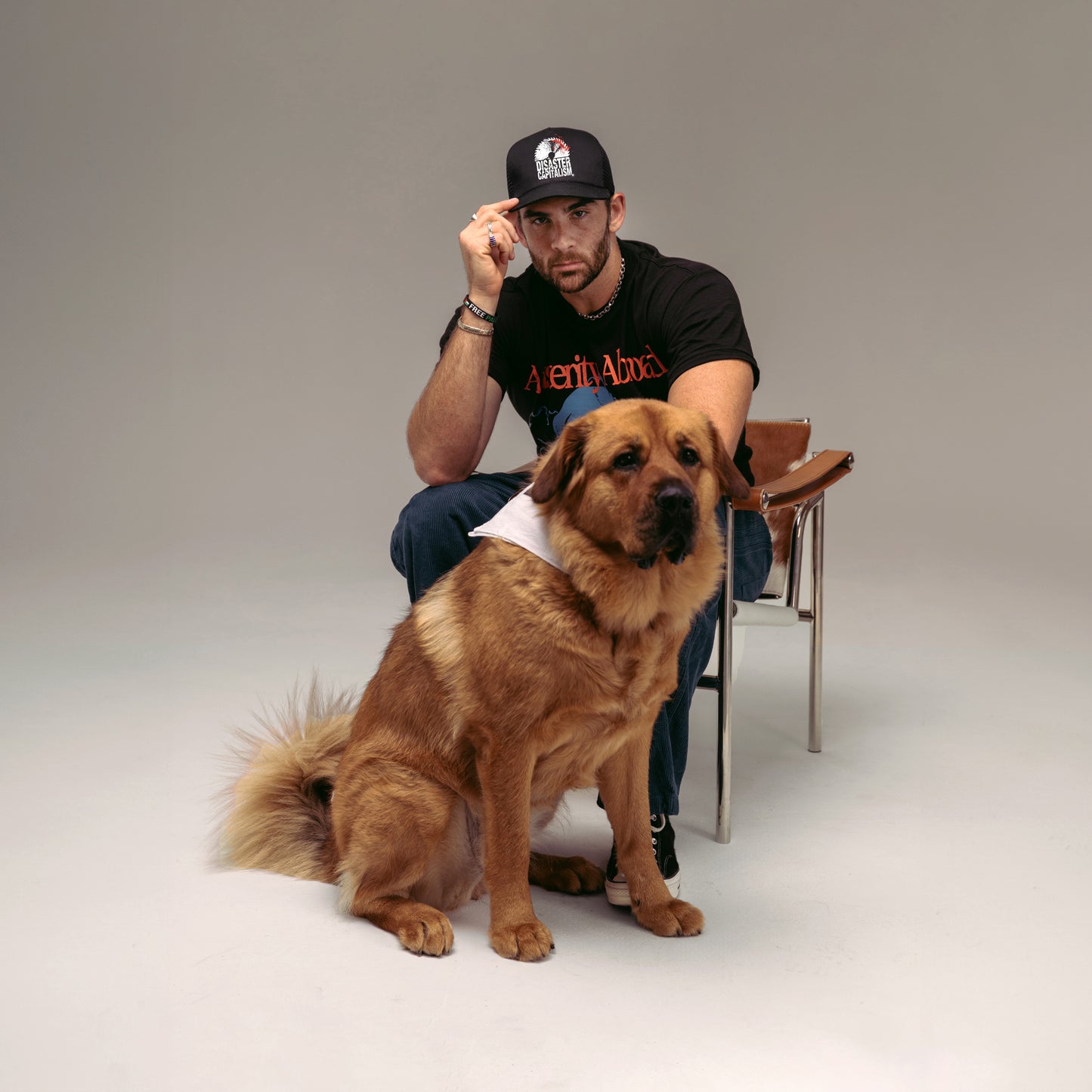 Disaster Capitalism Saw Blade Trucker Hat