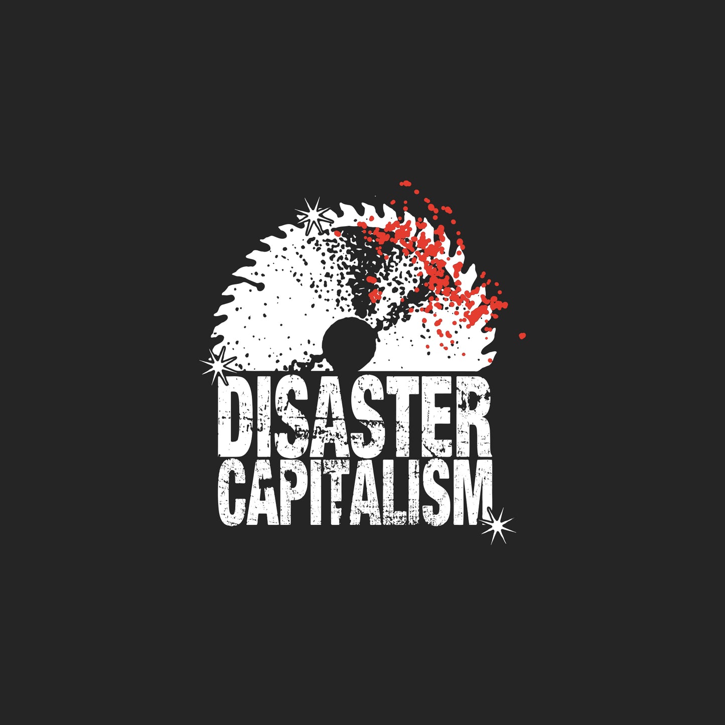 Disaster Capitalism Saw Blade Trucker Hat
