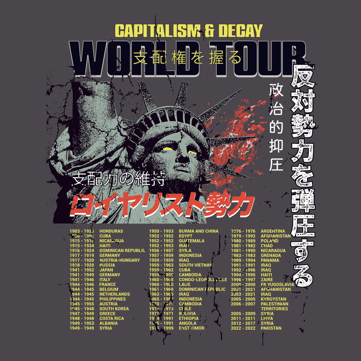 LIBERTY TOUR TEE